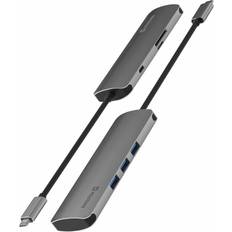 Splitter USB-C Hub 6in1