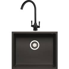 Enza Single Bowl Undermount Granite Kitchen