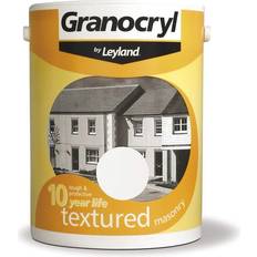 Leyland Trade Granocryl Textured Exterior Masonry Paint White 5L