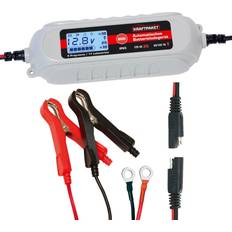 Batteritestare 12v Dino Kraftpaket 136312 Batteriladdare 6 V/12 V – 4 A med Batteritestare