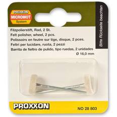 Proxxon Filtpolerstifter hjulformet 2 stk