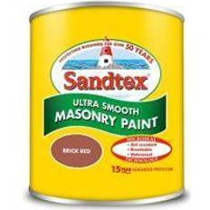 Sandtex Outdoor Use Paint Sandtex Microseal Ultra Smooth Weatherproof Masonry Red