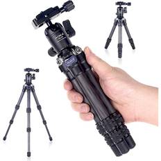 Phone tripod AOKA 15.7in/0.97lb Lightweight Compact Carbon Fiber Tripod with 360Â° Ballhead Travel Mini Tripod for Mobile Phone and Compact Mirrorless Cameras