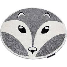 Alfombras Modern children's carpet JOY circle Fox, for children structural