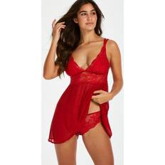 BD Dot Mesh Lace Beatriz Natkjoler & Negligéer Tango Red