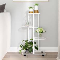 vidaXL blomsterstativ 4 niveauer jern Plantekasse