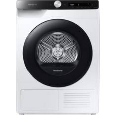 Samsung DV80T5220AE, Fristående, Frontmatad Svart, Vit