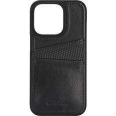 Iphone 14 pro leather Krusell CardCover Leather (iPhone 14 Pro) Svart