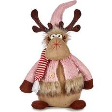Christmas reindeer Pink Brun Julepynt