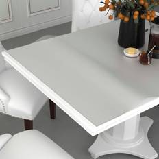 vidaXL Pöytäsuoja läpikuultava 80x80 cm 2 mm pvc