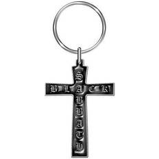 Black Sabbath Cross Keychain