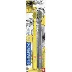 Electric Toothbrushes & Irrigators Curaprox Duo YellowGrey Edition Toothbrush 5460 Velmi jemny zubni kartacek 2 ks