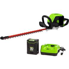 Hedge Trimmers Greenworks Pro 80V 26" Cordless Hedge Trimmer, 2.0Ah Battery and Charger Included