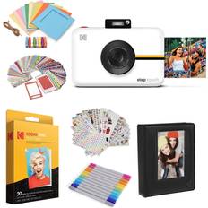 Analoge Kameras Kodak Step Touch 13MP Digital Camera & Instant Printer with 3.5” LCD Touchscreen Display 1080p HD Video (White) Gift Bundle