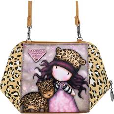 Multifarvet Skuldertasker Santoro London Skuldertaske Gorjuss Leopard (26 x 15,5 x 9,5 cm)