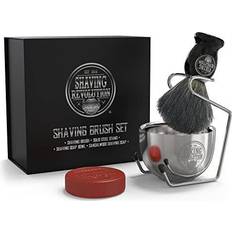 Beard Care Luxury Shaving Brush Set Shaving Kit for Men Includes Badger Hair Shaving Brush, Shaving Soap, Stainless Steel Shaving Bowl, Safety Stand