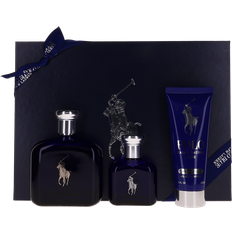 Ralph lauren parfume 3 Polo Ralph Lauren Polo Blue Men 3 Pc Gift Set 4.2oz EDT Spray, 1.36oz EDT