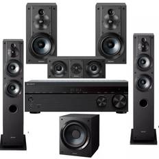 Amplifiers & Receivers Sony STRDH590 5.2ch Home Theater AV Receiver with Speaker and Subwoofer Bundle