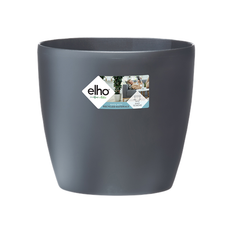 Plastique Pots et Jardinières Elho Brussels Pot De Fleurs Rond Roues 40 - Ø 39 x H 37 cm - 100% Recyclé ∅40cm