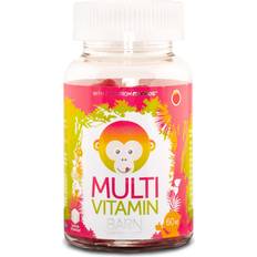 Lapsi - Monivitamiinit Vitamiinit ja Mineraalit Monkids Multivitamin Raspberry