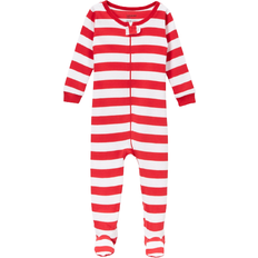 Zip Nightwear Children's Clothing Leveret & White Footie Pajamas - Infant, Toddler & Kids