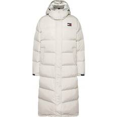 Tommy Jeans Alaska Long Puffer Coat - White