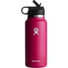 Hydro Flask Wide Mouth with Straw Lid Water Bottle 0.946L