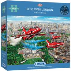 Jigsaw Puzzles Gibsons Reds Over London 1000 Pieces