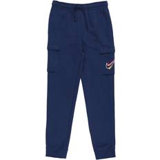 Cargobukser - M Nike Older Kid's Fleece Cargo Trousers - Midnight Navy