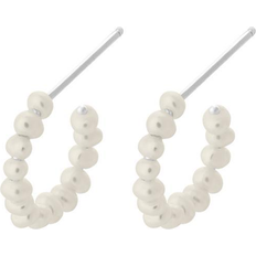 Ocean treasure Pernille Corydon Ocean Treasure Hoops - Silver/Pearls