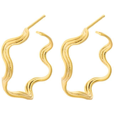 Pernille Corydon Hellir Hoops - Gold