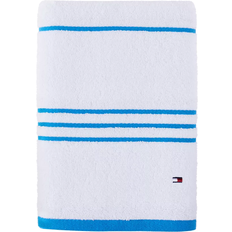 Tommy Hilfiger Modern American Stripe Bath Towel Blue, White (137.2x76.2cm)