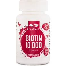 Healthwell Kosttillskott Healthwell Biotin 10000 90 st