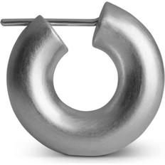 Jane kønig øreringe sølv Jane Kønig Small Chunky Hoops - Silver