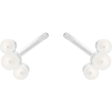 Pernille Corydon Ocean Earsticks - Silver/Pearls