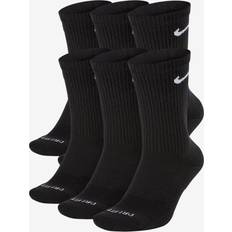 Nike white socks 6 pack Nike Everyday Plus Cushioned Training Crew Socks 6-pack - Black/White