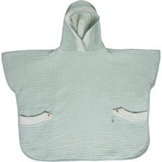 Grün Babyhandtücher Bébé-Jou badeponcho Green Cotton Pink