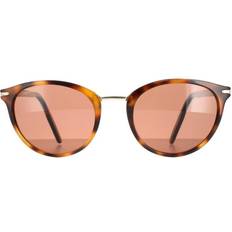 Serengeti Women Sunglasses Serengeti Round Shiny Havana Mineral Polarized Drivers