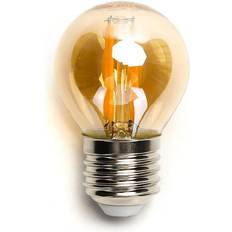 Aigostar Lampadina Led Vintage a Filamento E27 G45 a sfera 4W Bianco caldo 2200K