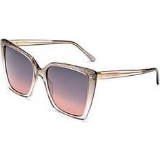 Jimmy Choo Lessie S-Kon Dam - Naken Glitter