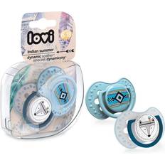 Lovi Silikon-Schnuller Dynamisch Boy Indian 6-18m 2 Stk