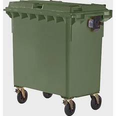 Plastic waste container, DIN EN 840, capacity 770