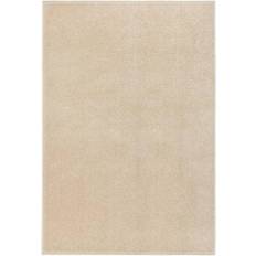 Beige Tappeti vidaXL Tappeto A Pelo Corto 160x230 cm Beige Bianco, Beige cm