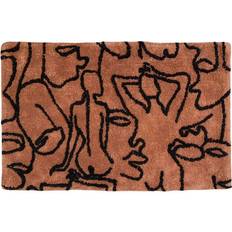 Everybody Figurative Female Form Bath Mat - Pecan/Black