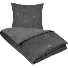 Borg Design Påslakanset satin Påslakan Grå (200x140cm)