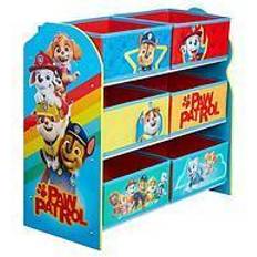 Paw Patrol Aufbewahrung Paw Patrol Kids Bedroom Toy Storage Unit With 6 Storage Boxes