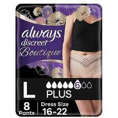 Always Incontinence Protection Always Discreet Boutique Underwear Incontinence Pants Plus L Peach