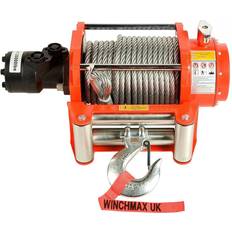 Winches Winchmax 9072kg Original Orange Hydraulic Winch, Steel Rope