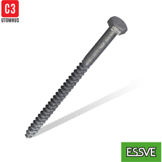 Fransk träskruv 8x40 Essve Fransk träskruv 8x40 T6S varmförzinkad 50st