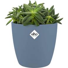 Elho Brussels 18cm Round Plastic Plant Pot Vintage